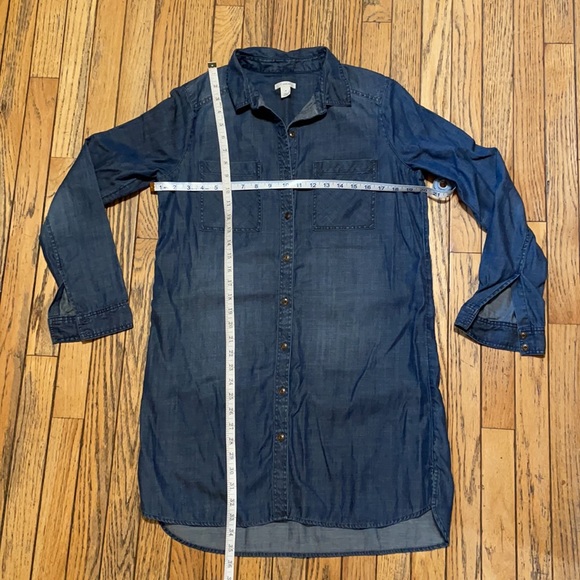 Soft Denim Button Up Dress M NWOT - Picture 5 of 7